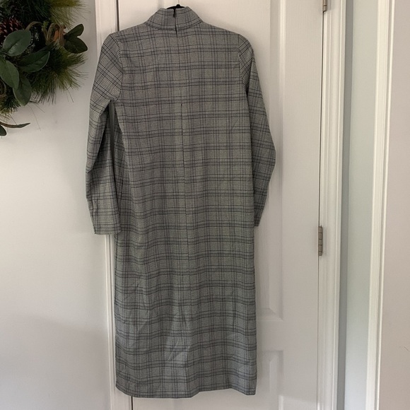 Zara trafaiuc collection Checked‎ size S Pencil-Dress plaid classic houndstooth - Picture 7 of 16
